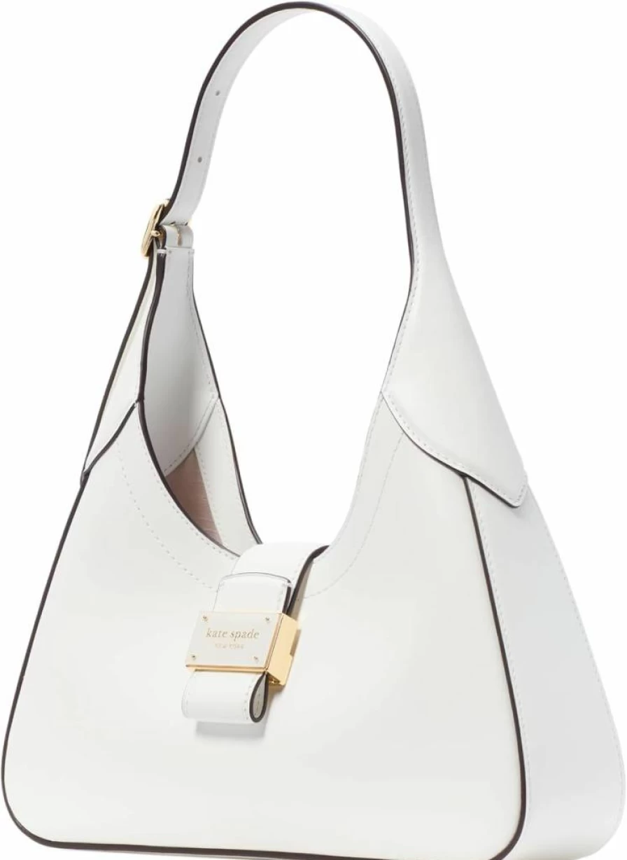 Kate Spade New York Nouveau Leather Crossbody Shoulder Bag for Women, Stylish Designer Handbag with Adjustable Strap