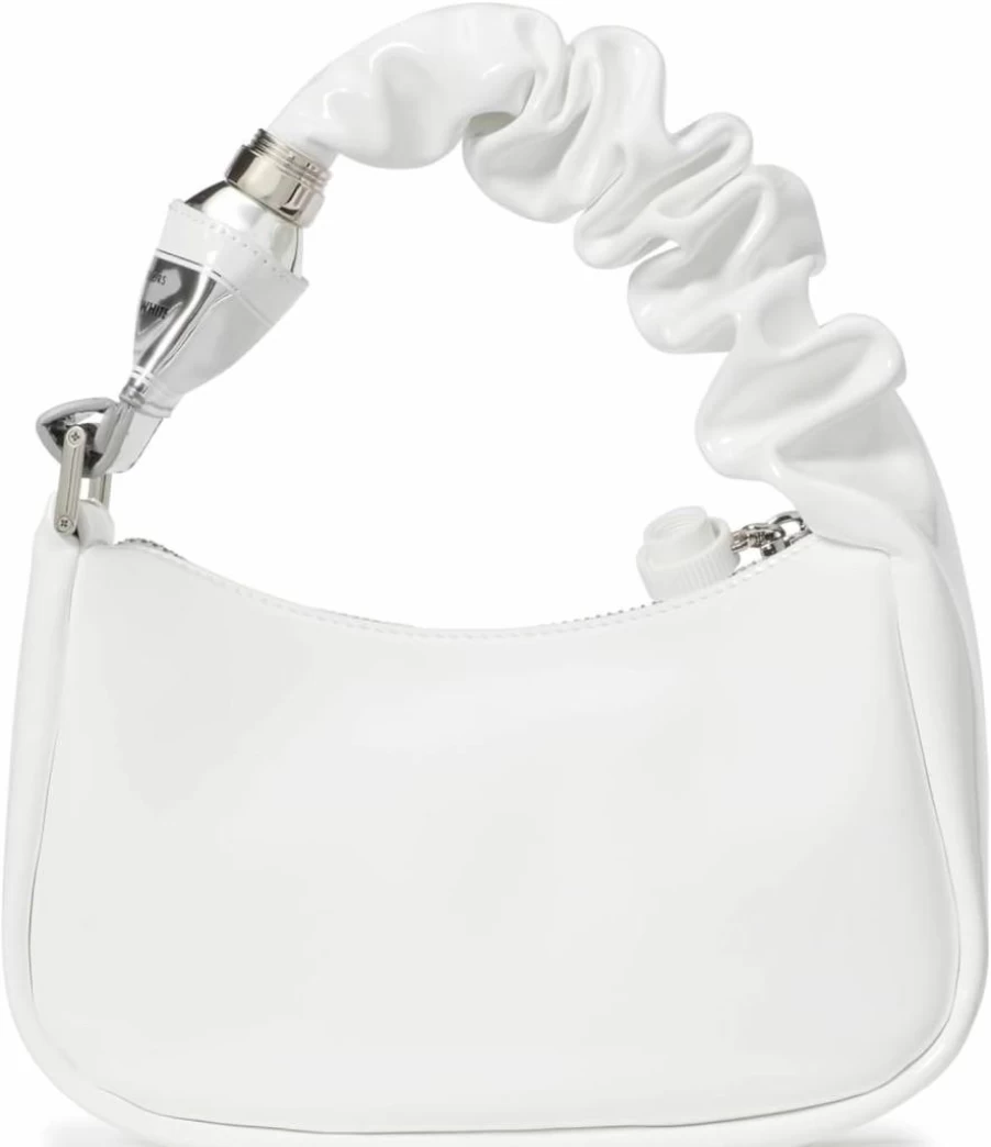 Kate Spade New York True White Patent Leather Mini Crossbody Bag - Squeeze Style