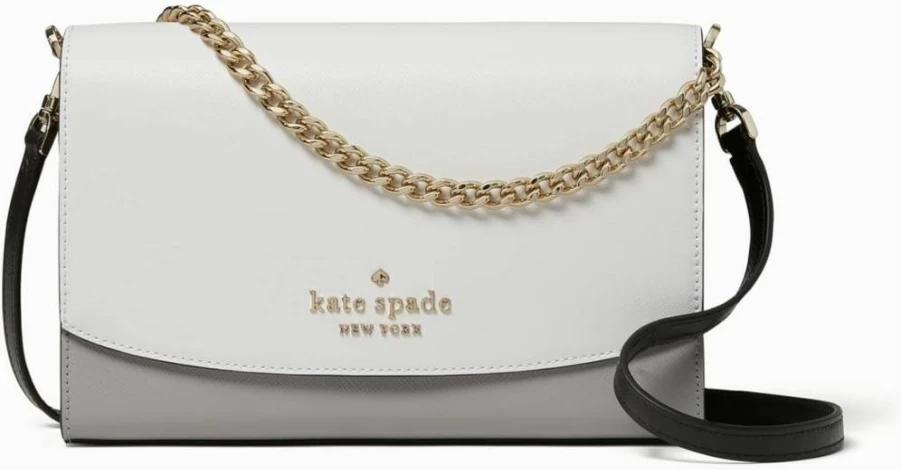 Kate Spade New York Carson Crossbody Bag in Saffiano Leather, Convertible Shoulder Purse for Women