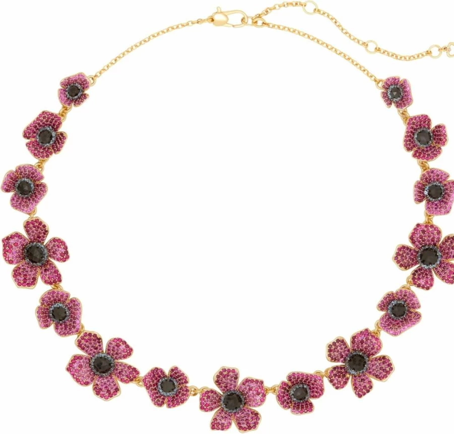 Kate Spade New York Poppy Floral Statement Necklace in Pink & Multi-Color for Women