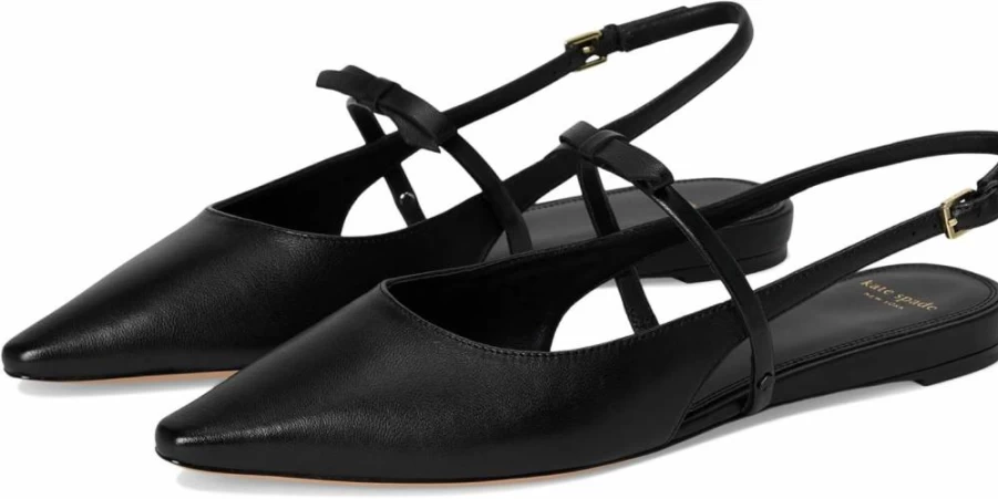 Kate Spade New York Women's Carolina Slingback Flat Shoes - Comfortable & Stylish Casual Loafers