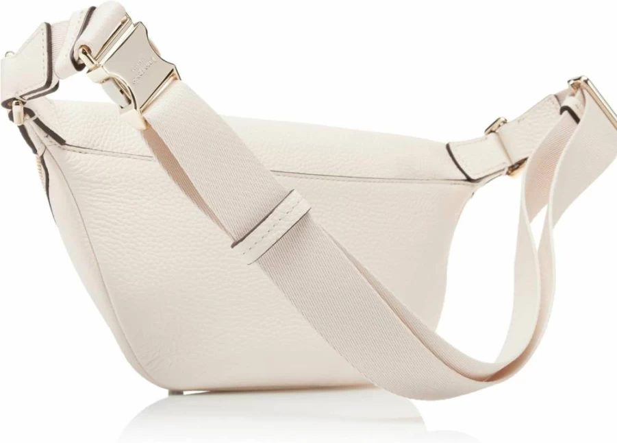 Kate Spade New York Hudson Leather Crossbody Belt Bag for Women - Pebbled Leather Waist Pack