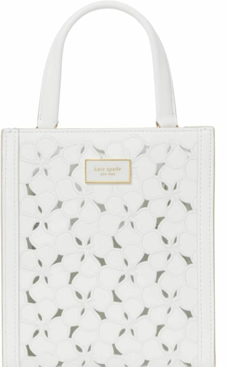 Kate Spade New York Heart Embossed Leather Mini Tote Bag - Manhattan Key To My Heart Patent Leather Handbag