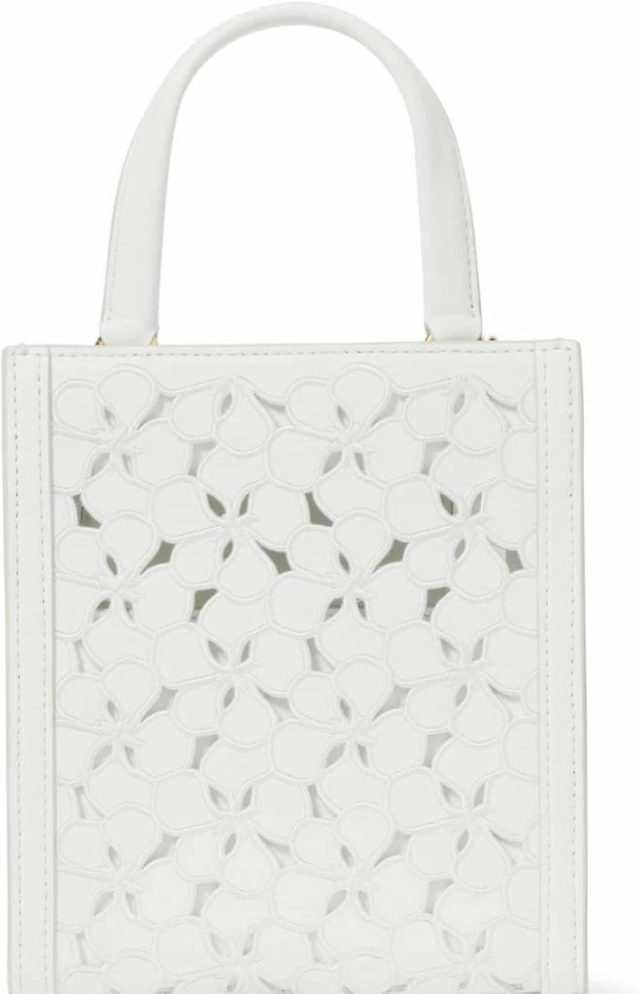 Kate Spade New York Heart Embossed Leather Mini Tote Bag - Manhattan Key To My Heart Patent Leather Handbag