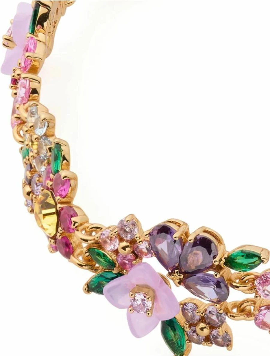 Kate Spade New York Floral Bursting Blooms Charm Bracelet for Women
