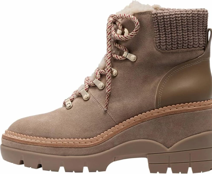 Kate Spade New York Women's Willow Leather Lace-Up Ankle Booties Fashion Boots