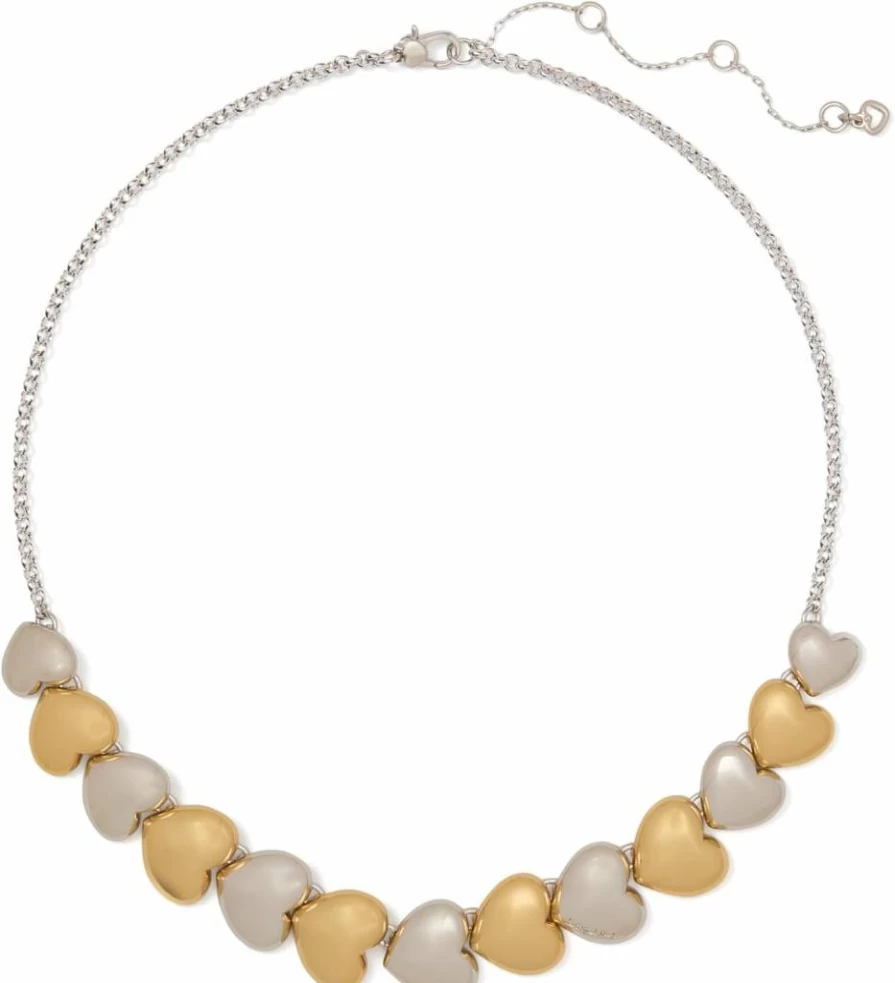 Kate Spade New York Heart Pendant Necklace - Sterling Silver Dainty Love Charm Jewelry for Women