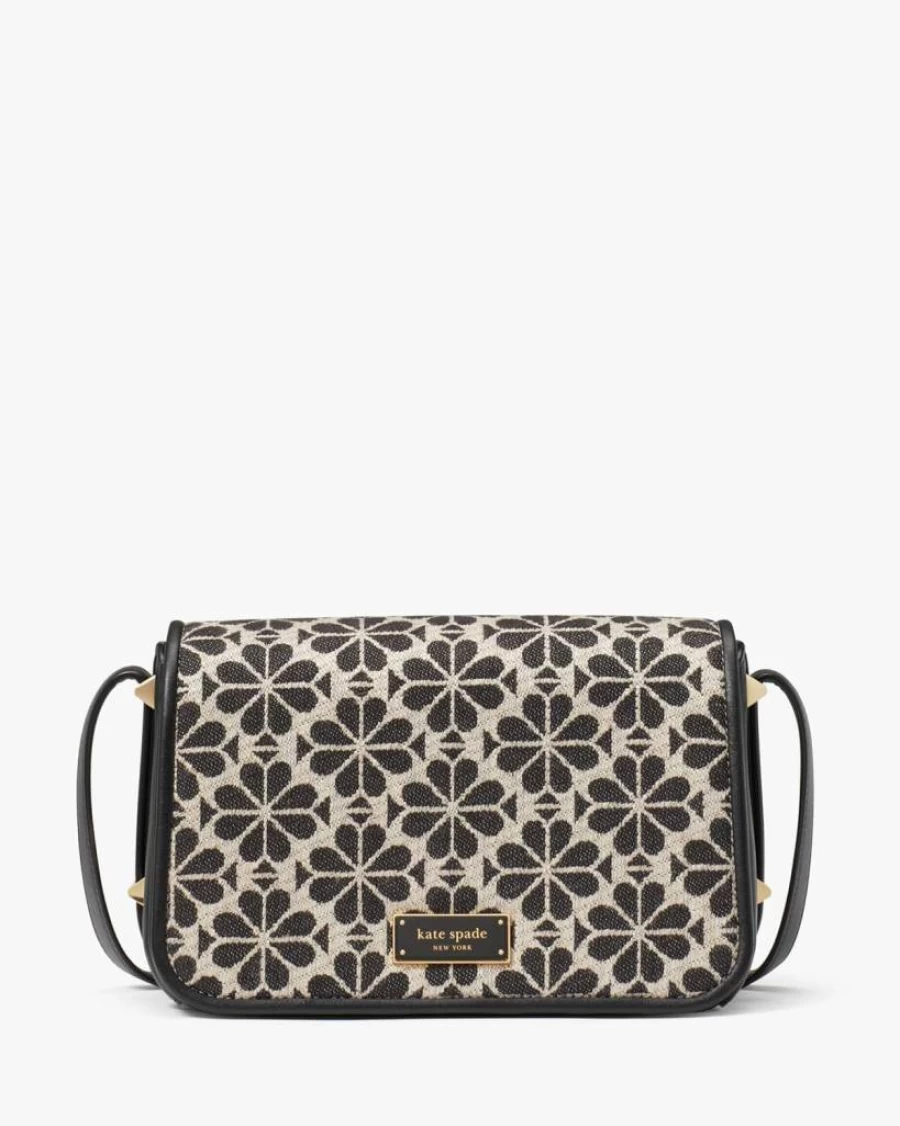 Kate Spade New York Liv Small Crossbody Bag with Floral Jacquard Design