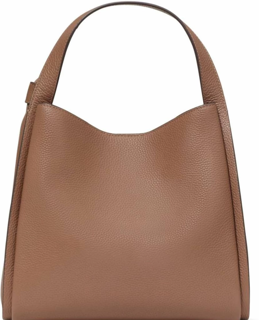 Kate Spade New York Knott Medium Leather Crossbody Bag - Pebbled Tote Handbag for Women