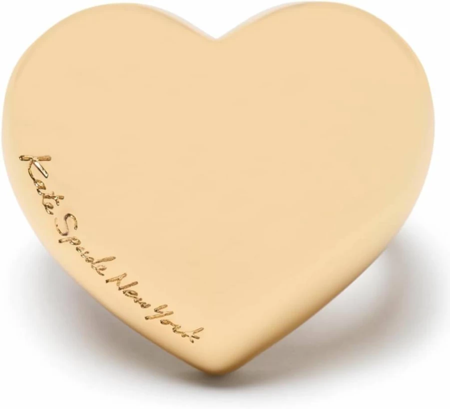 Kate Spade New York Heart You Statement Ring - Sterling Silver Love Heart Band for Women