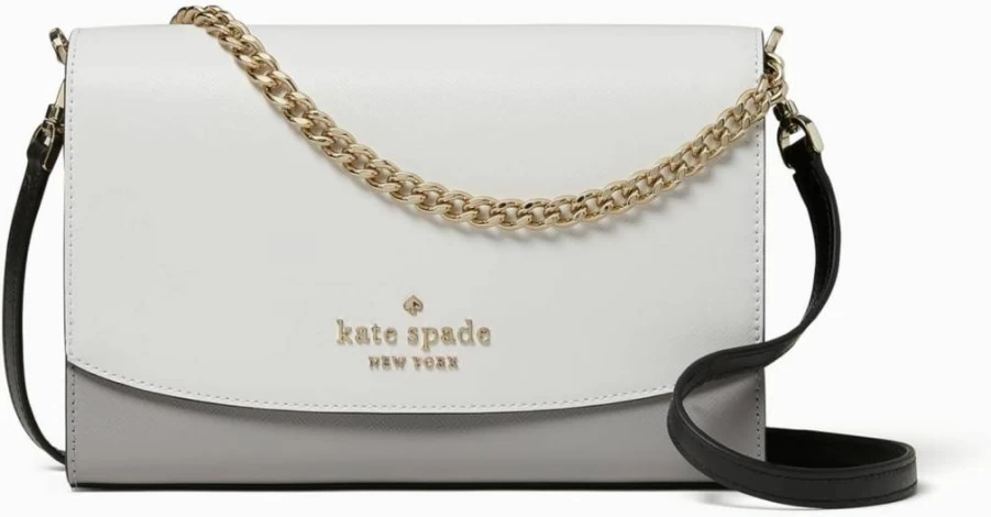 Kate Spade New York Carson Crossbody Bag in Saffiano Leather, Convertible Shoulder Purse for Women
