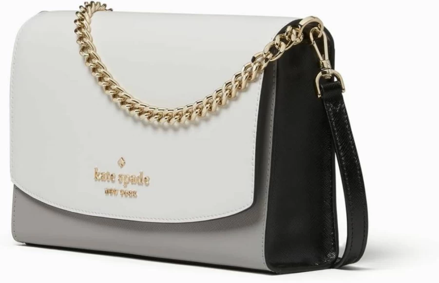 Kate Spade New York Carson Crossbody Bag in Saffiano Leather, Convertible Shoulder Purse for Women