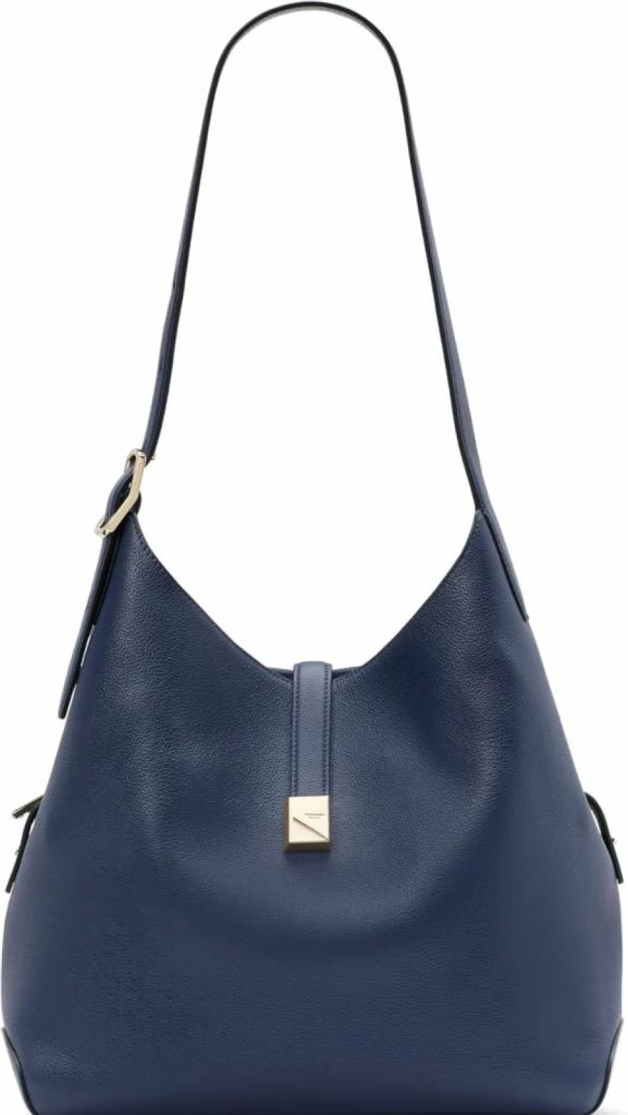 Kate Spade New York Large Deco Pebbled Leather Shoulder Bag for Women