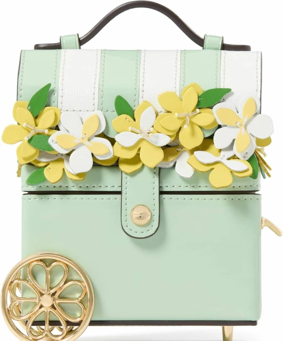 Kate Spade New York Embellished Leather Jewelry Box - Stylish & Compact Case for Earrings, Rings, and Necklaces