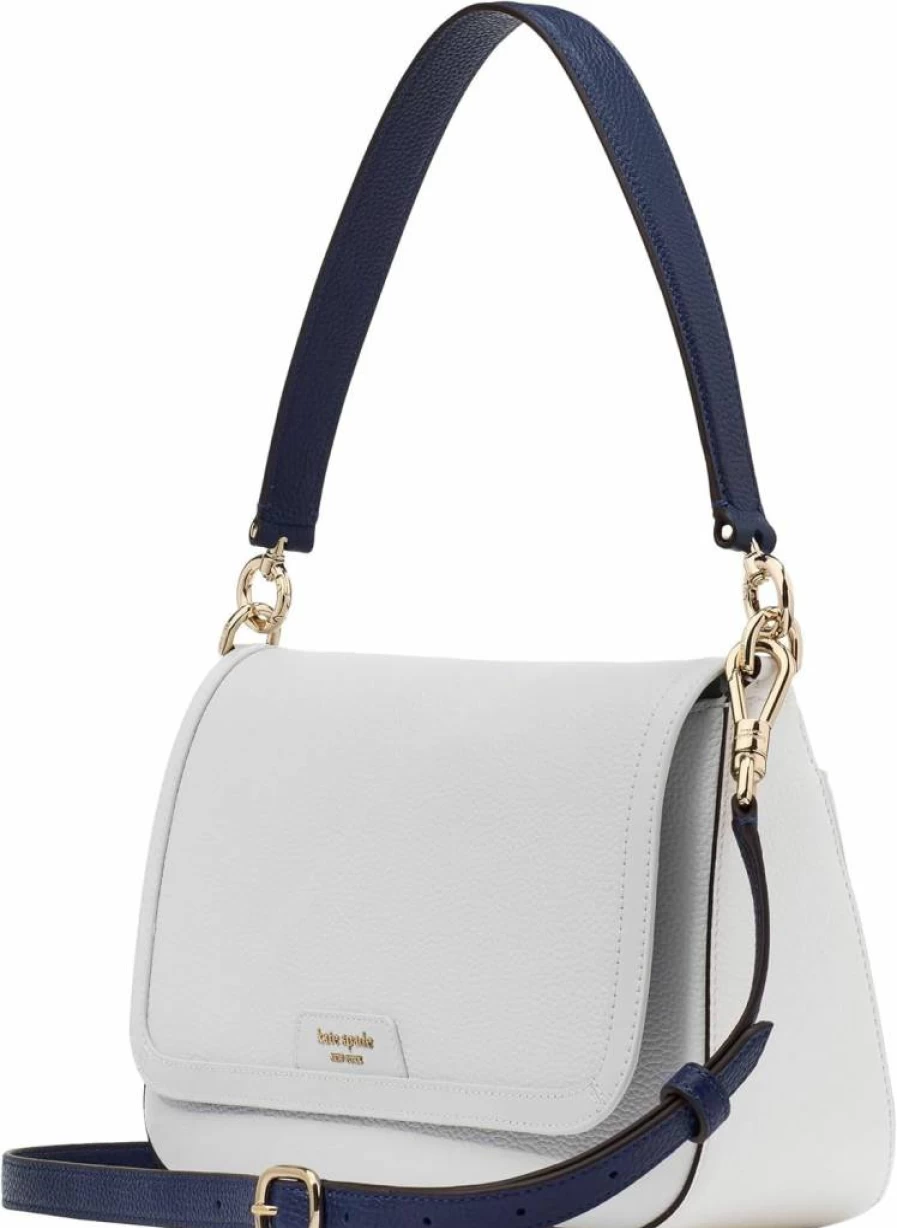 Kate Spade New York Hudson Leather Crossbody Bag - Pebbled Leather Shoulder Bag for Women