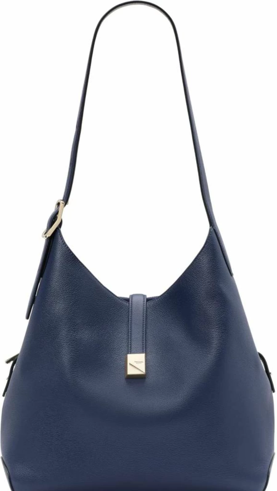 Kate Spade New York Large Deco Pebbled Leather Tote Bag for Women, Stylish Shoulder Handbag