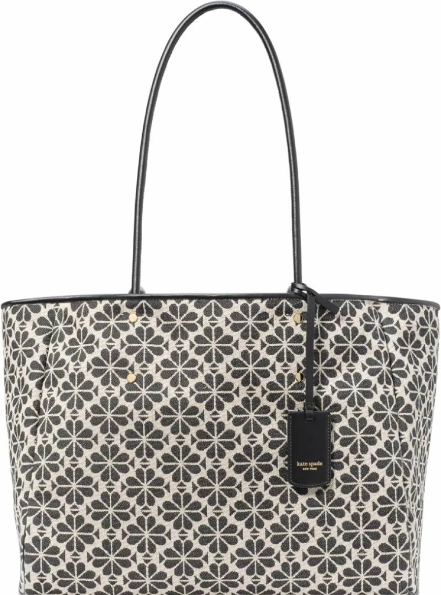 Kate Spade New York Large Floral Jacquard Tote Bag - Spade Flower Everything Tote for Women