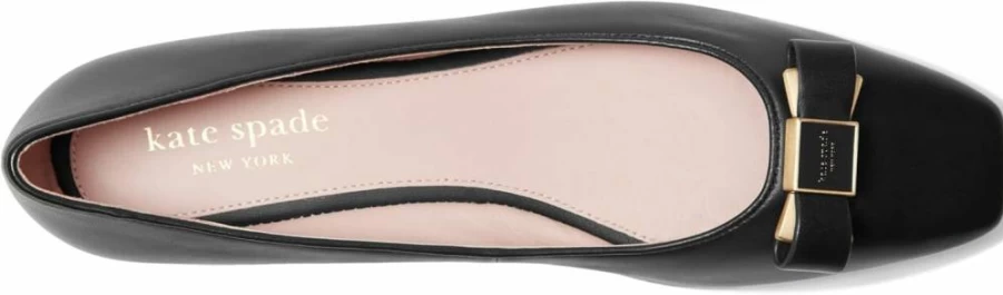 Kate Spade New York Women's Bowdie Sandal - Stylish Bow Detail Comfortable Summer Flat Sandals for Women