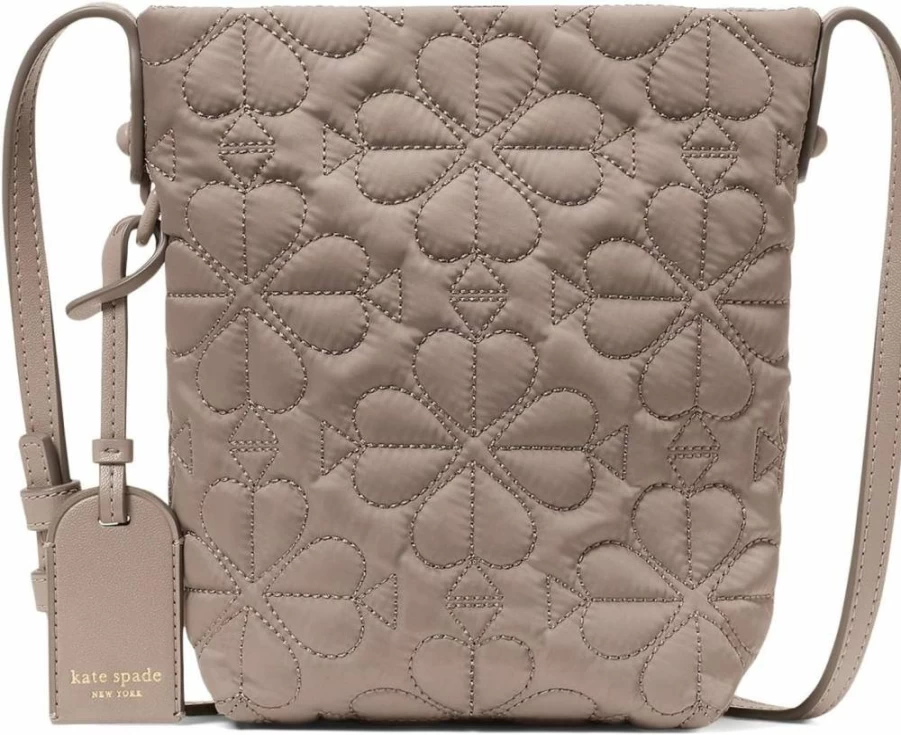 Kate Spade New York Tilly Small Quilted Crossbody Bag - Stylish City Scape Design