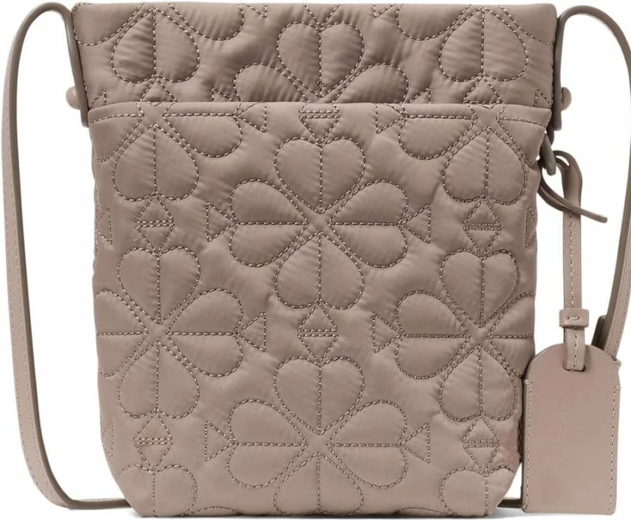 Kate Spade New York Tilly Small Quilted Crossbody Bag - Stylish City Scape Design