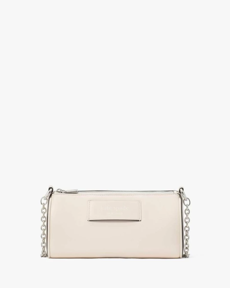 Kate Spade New York Smooth Leather Pochette Handbag - Stylish & Compact Crossbody Bag for Women