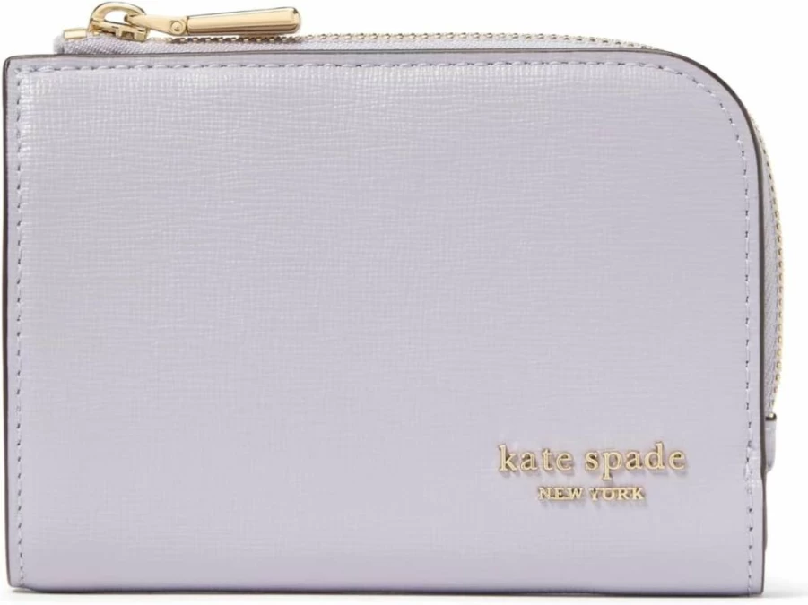 Kate Spade New York Devin Small Saffiano Leather Wallet for Women | Compact & Stylish