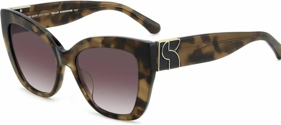 Kate Spade New York Bexley Rectangular Sunglasses for Women - Classic G/S Design