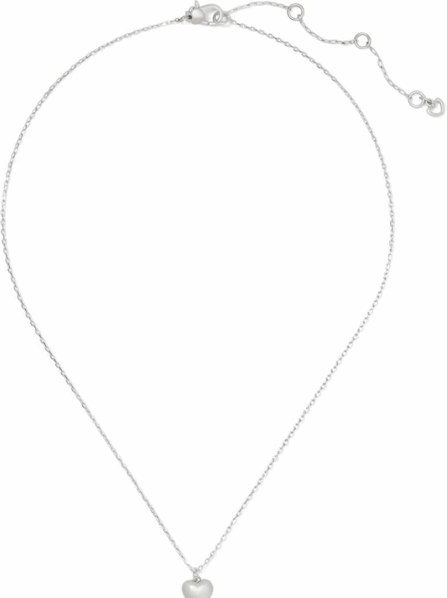 Kate Spade New York Gold-Plated Mini Pendant Necklace for Women, Delicate Brass Chain with Lobster Claw Clasp, Elegant Layering Jewelry Gift