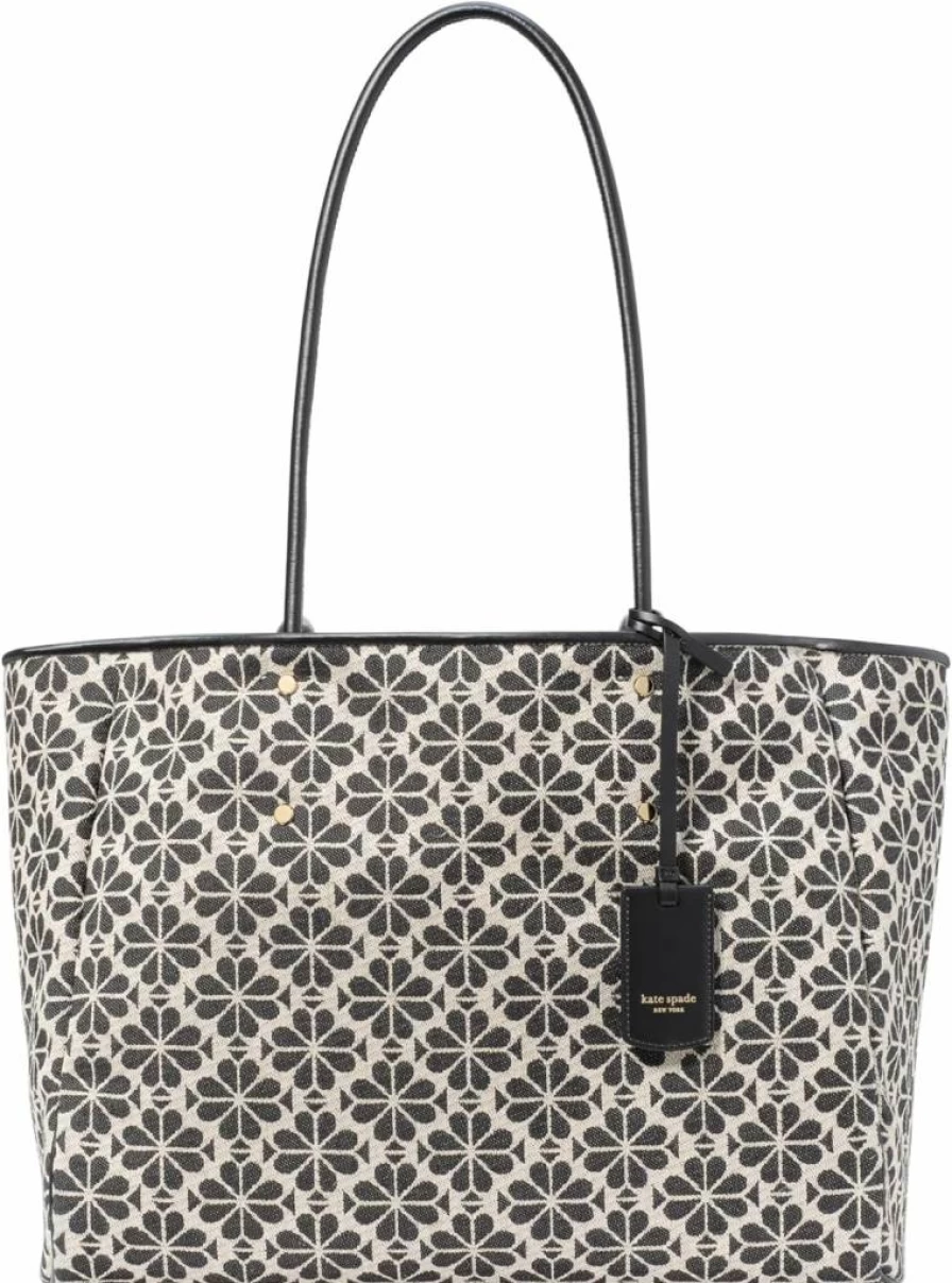 Kate Spade New York Large Floral Jacquard Tote Bag - Spade Flower Everything Tote for Women