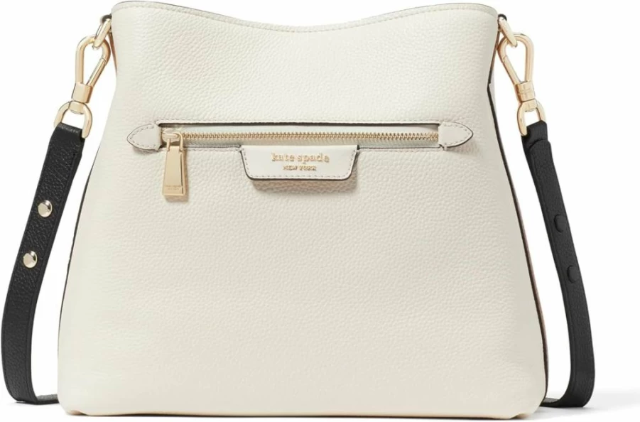 Kate Spade New York Hudson Pebbled Leather Crossbody Bag for Women Stylish Shoulder Purse