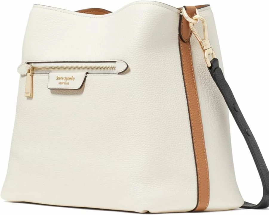 Kate Spade New York Hudson Pebbled Leather Crossbody Bag for Women Stylish Shoulder Purse