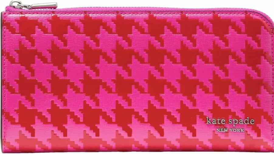 Kate Spade New York Women's Zip-Around Continental Wallet - Stylish & Functional Leather Card Holder for Everyday Use