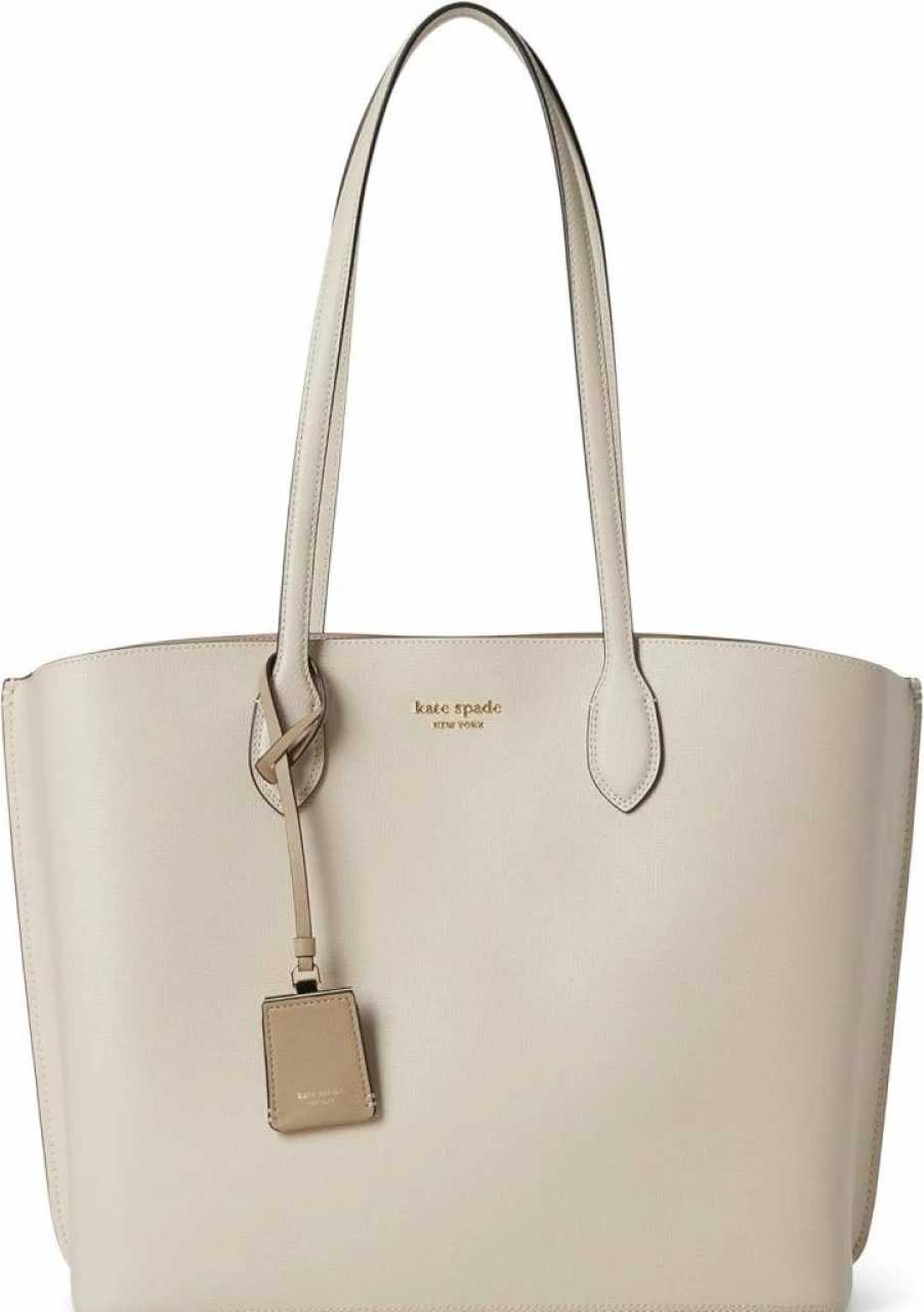 Kate Spade New York Large Leather Work Tote Bag - Stylish Crossgrain Suite Collection for Women