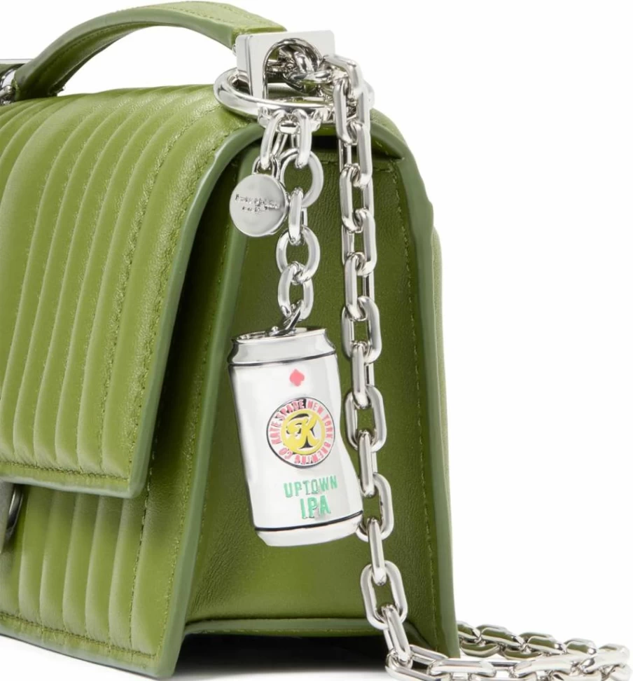 Kate Spade New York Metallic Multi Snack Time Keychain - Shiny Key Fob for Women