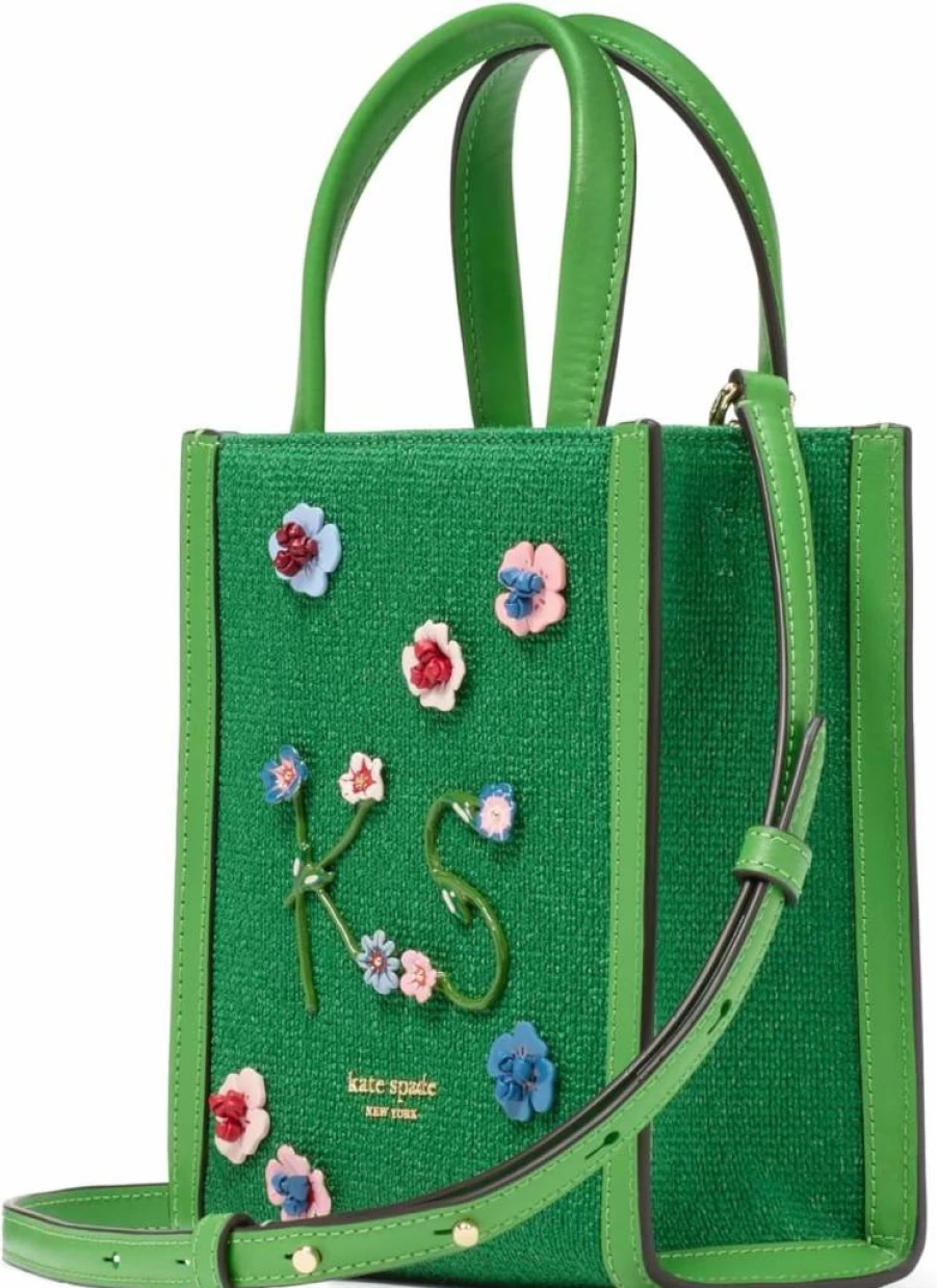 Kate Spade New York Small Houndstooth Chenille Tote Bag - Manhattan Stylish Handbag for Women