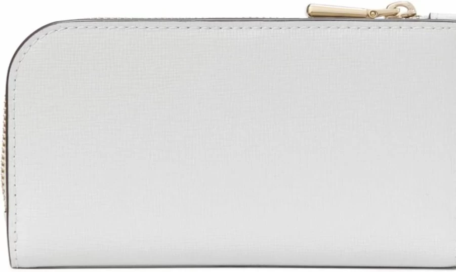Kate Spade New York Devin Slim Bifold Wallet for Women | Genuine Saffiano Leather | Compact Small Card Holder