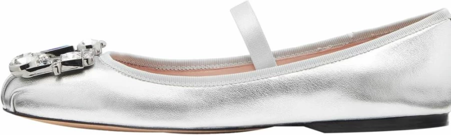 Kate Spade New York Renata Women's Mary Jane Ballet Flats - Classic Comfortable Slip-On Shoes for Women