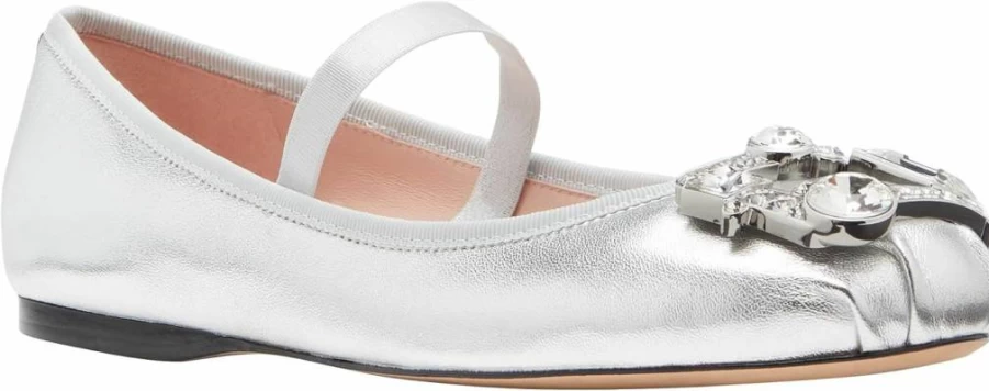 Kate Spade New York Renata Women's Mary Jane Ballet Flats - Classic Comfortable Slip-On Shoes for Women
