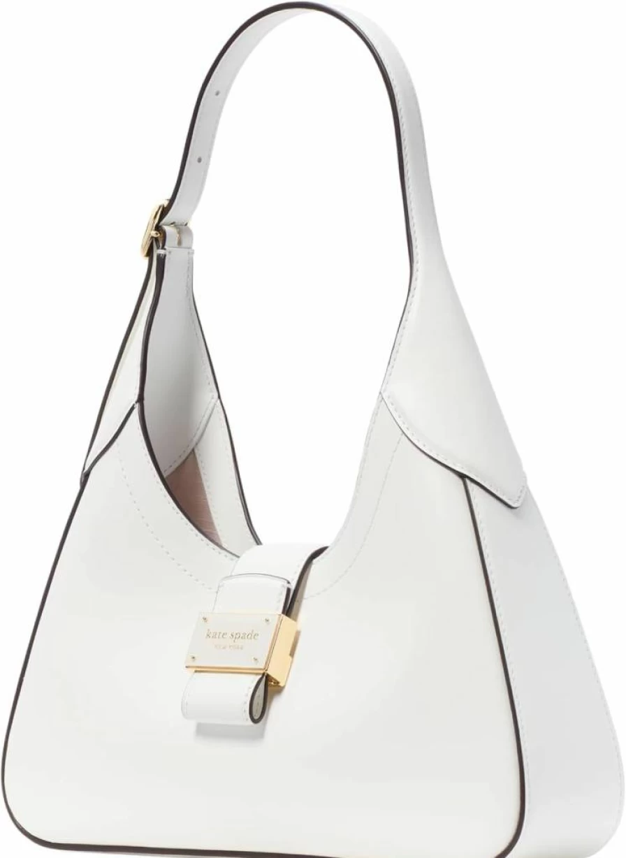 Kate Spade New York Nouveau Leather Crossbody Shoulder Bag for Women, Stylish Handbag with Adjustable Strap, Fashionable Everyday Purse