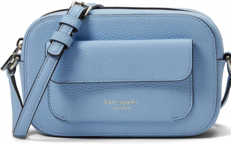 Kate Spade New York Ava Crossbody Bag in Pebbled Leather, Stylish Shoulder Purse for Women