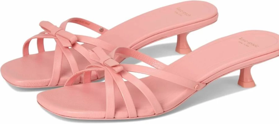 Kate Spade New York Women's Kitten Heel Sandals – Stylish Comfort for Fashionable Outfits