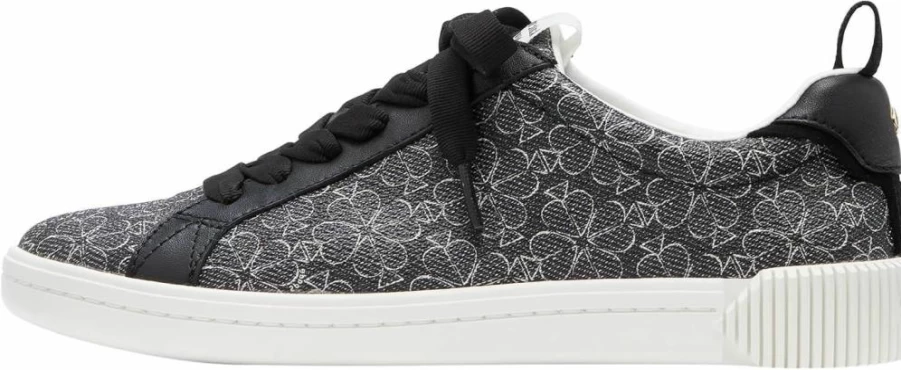 Kate Spade New York Women's Floral Lace-Up Sneakers - Stylish Flower Print Fashion Shoes