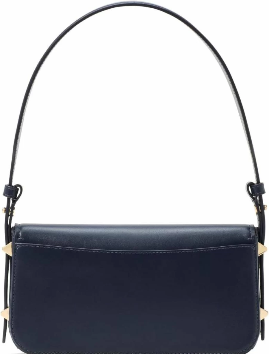 Kate Spade New York Liv Smooth Leather Small Crossbody Bag East-West Shoulder Purse
