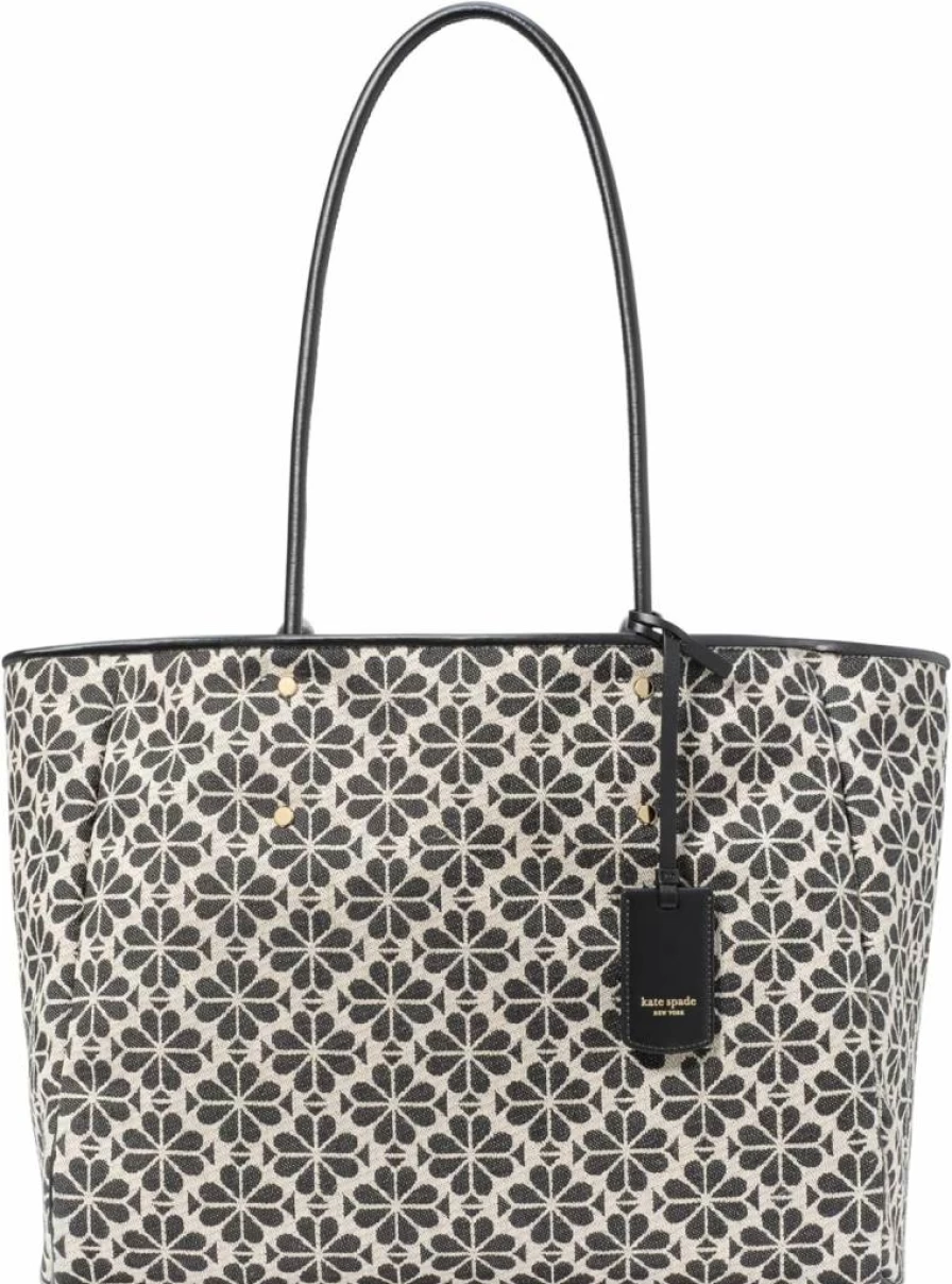 Kate Spade New York Large Floral Jacquard Tote Bag - Spade Flower Everything Tote for Women