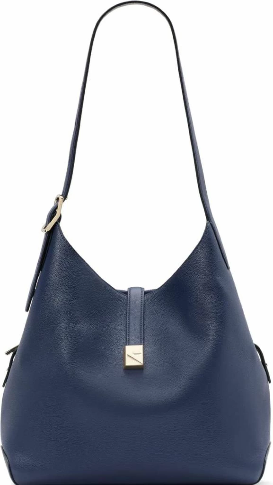 Kate Spade New York Large Deco Pebbled Leather Shoulder Bag for Women, Stylish Crossbody Tote, Fashionable Handbag with Spacious Interior