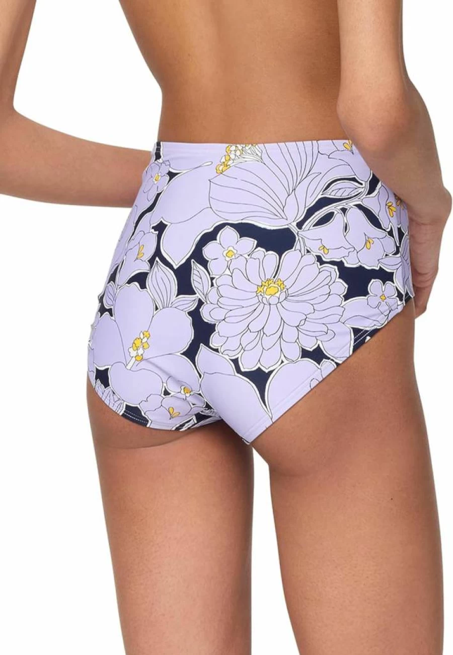 Kate Spade New York Women's Coastal Garden High Waist Bikini Bottom Swimwear
