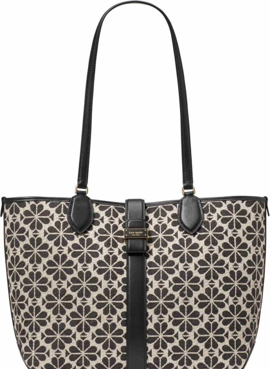 Kate Spade New York Medium Floral Jacquard Open Top Tote Bag for Women