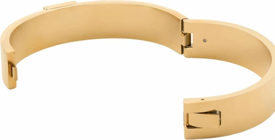 Kate Spade New York Dakota Hinged Bangle Bracelet - Signature Gold-Tone Cuff for Women