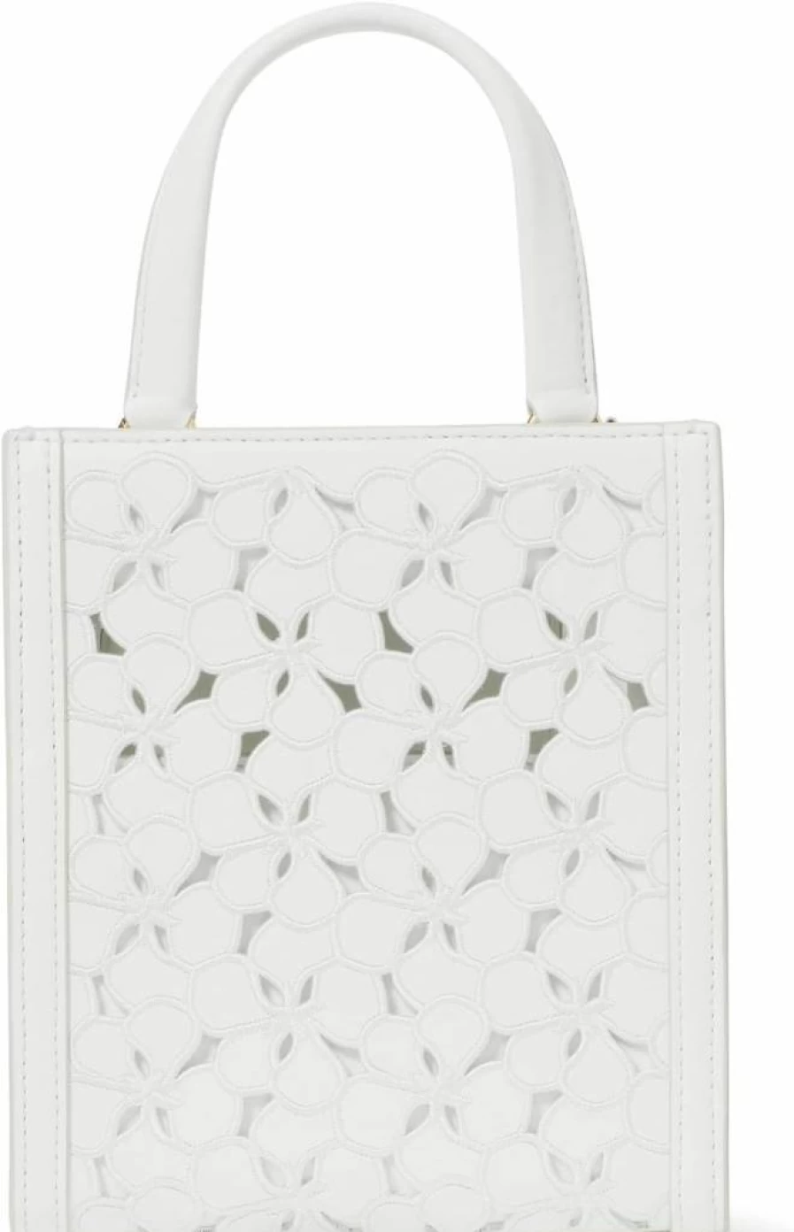 Kate Spade New York Key To My Heart Embossed Leather Mini Tote Bag - Manhattan Patent Leather Crossbody Purse for Women