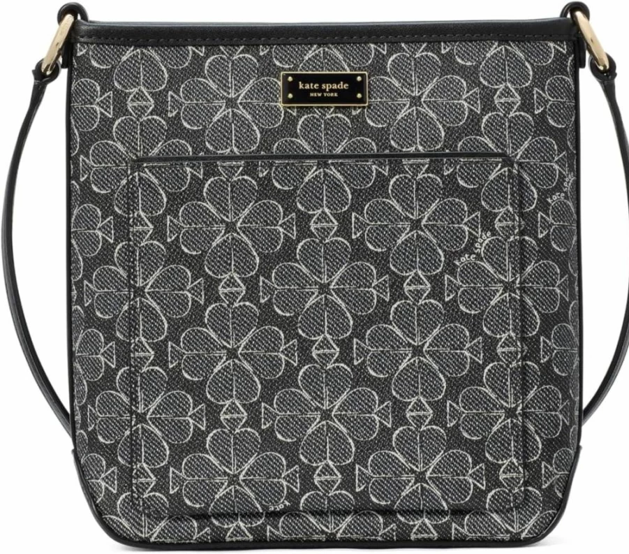 Kate Spade New York Small Swingpack Crossbody Bag with Floral Coated Canvas Design